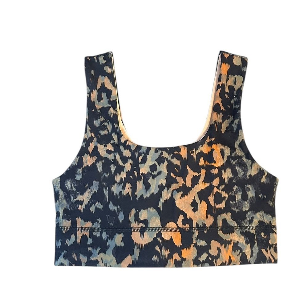 Fabletics Cheetah Print Harlow Reversible Sports … - image 3